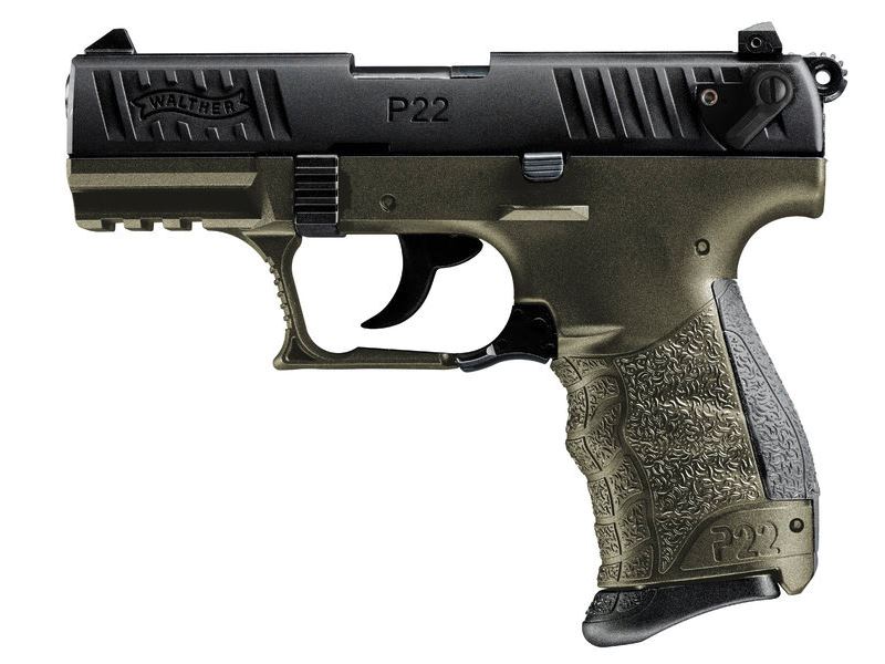 WALTHER ARMS P22Q MILITARY 22LR 10+1 3.4″