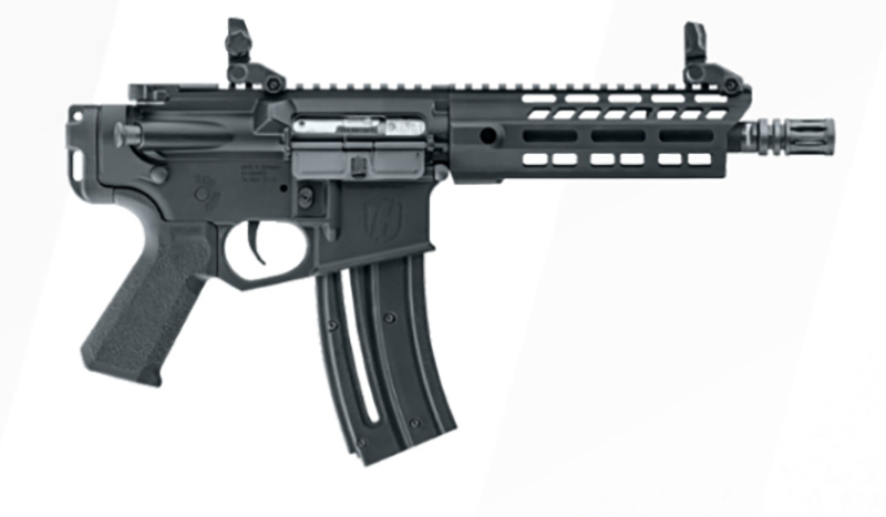 Hammerli Tac R1 C Pistol 22LR 9″ Flash Hider 20Rd