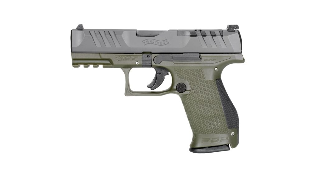 WALTHER ARMS PDP 9MM CPT 4″ BLK/GRN OR 10+1