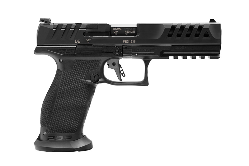 PDP 9mm 5″Mat PF 3-10rd Perf Trig,ST Slide Serr