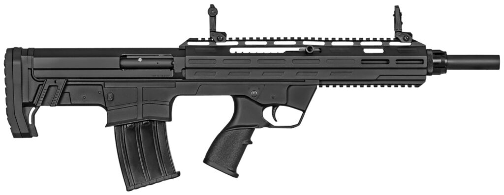 Tokarev USA 21000105 TBP  12 Gauge Semi-Auto 3″ 5+1 18.50″ Black Steel Barrel, Black Receiver w/Picatinny Rail, Black Bullpup Synthetic Stock