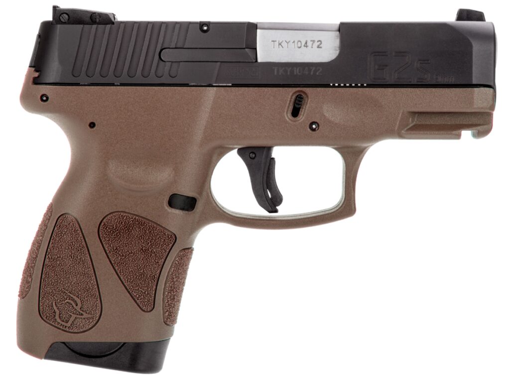TAURUS G2S 9MM BLK/BROWN 3.2″ 7+1   #