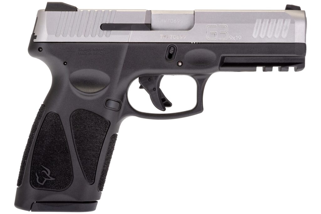 TAURUS G3 9MM SS/BLK 4″ 15+1