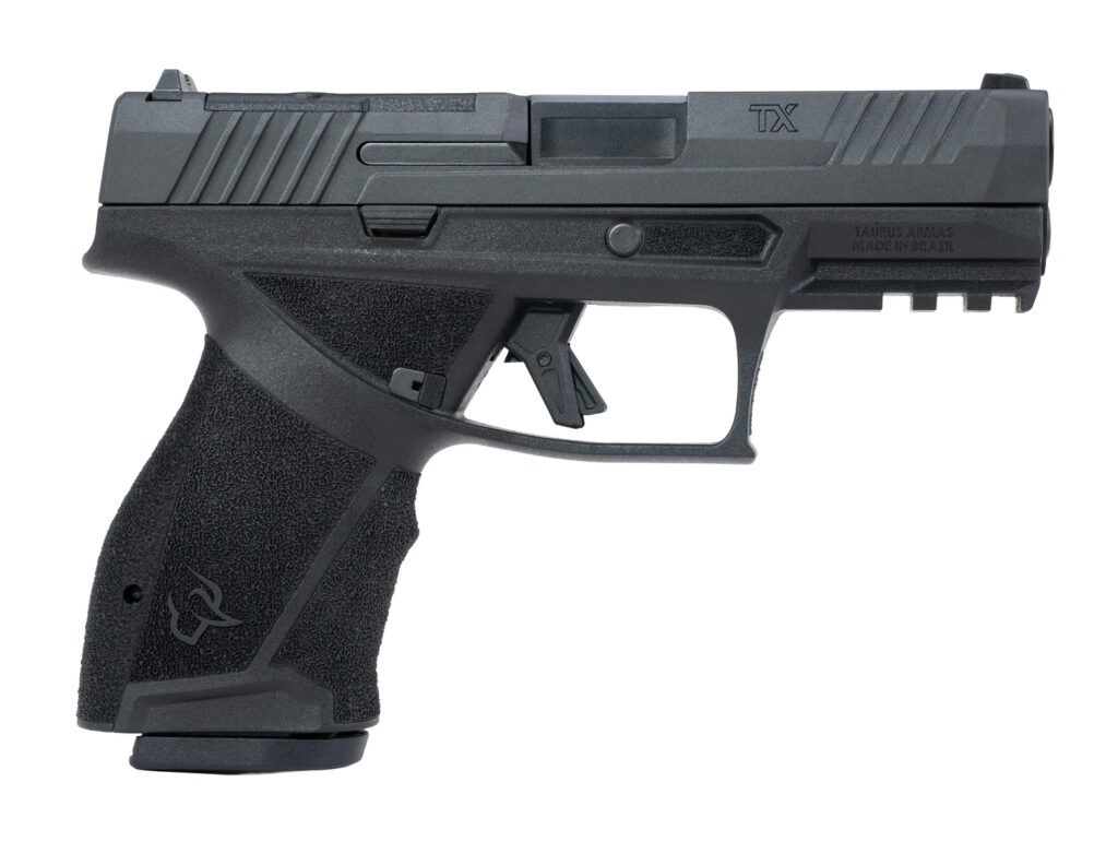TAURUS TX 9MM CMPCT BK/BK 4″ 15+1 OR