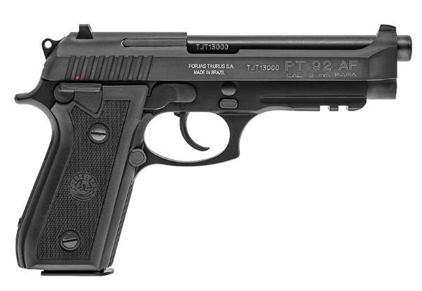 PT92 9mm 5″ FS  Blk (2)17&(4)18rd