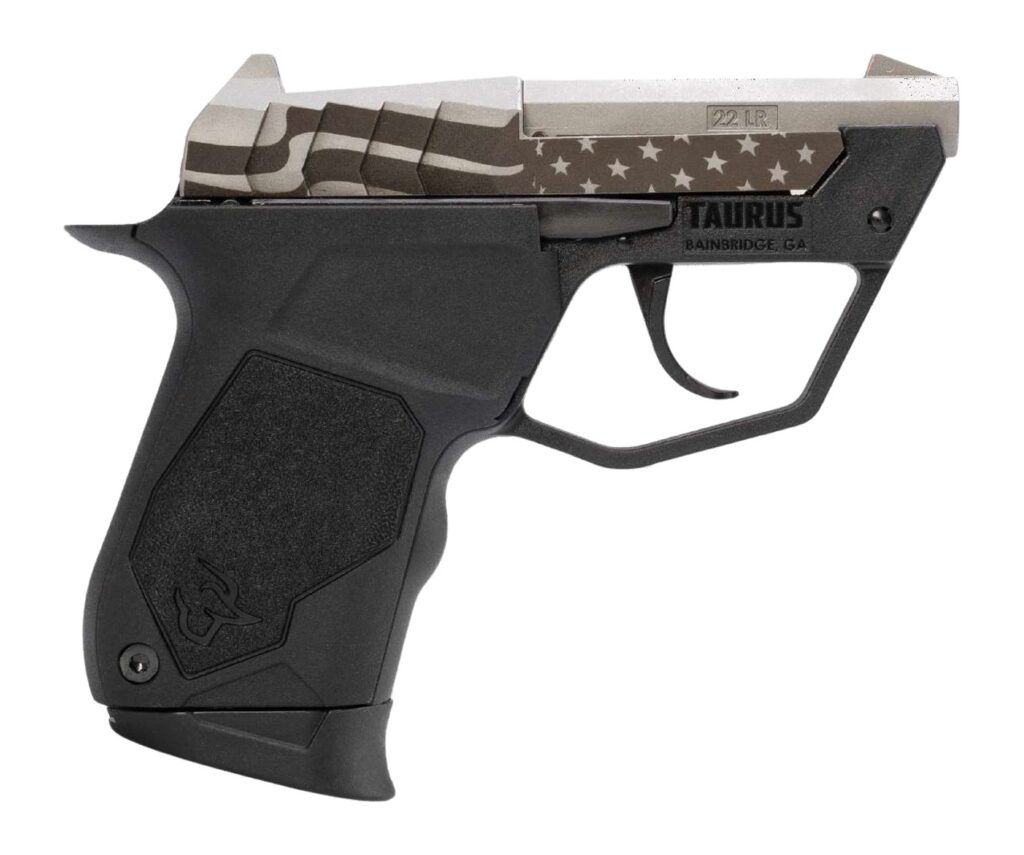 TAURUS 22TUC 22LR BLK/FLAG 2.5″ 9+1