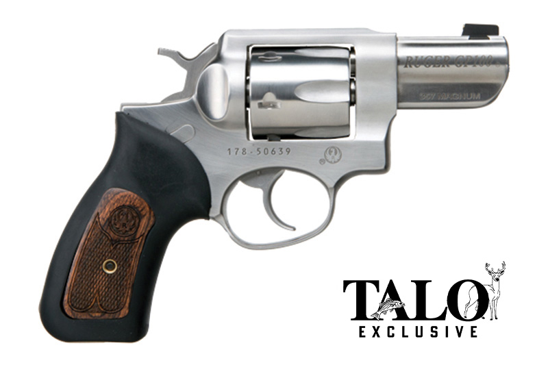 GP-100 357Mag 2.5″BD FS Hogue grips TALO
