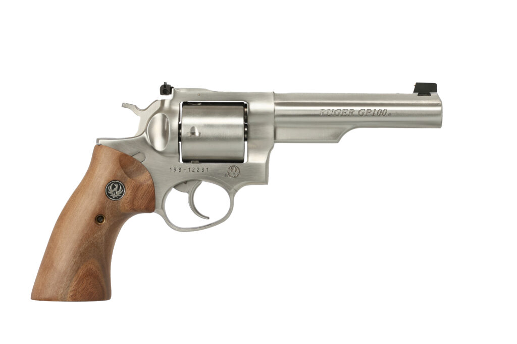 RUGER GP100 44SPC SS 5″ HALF LUG