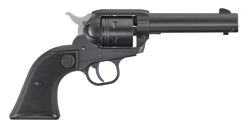 RUGER WRANGLER 22LR BLK/SYN 4.6″ 6SH