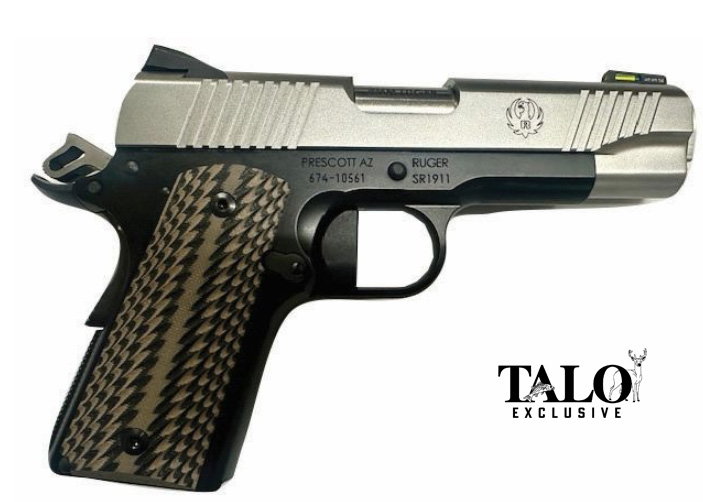SR1911 CCO 9mm 4.25″  SS/Blk G10 7rd TALO