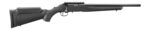 Ruger 8391 American  22 LR 10+1 16.10" Satin Blued Threaded Barrel, Satin Blued Alloy Steel Receiver w/Picatinny Rail, Black Adj LOP Synthetic Stock