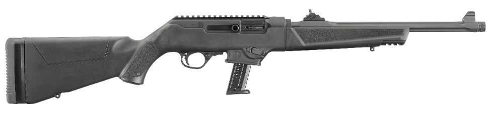 RUGER PC CARBINE 9MM BL/SYN 16″ 17+1