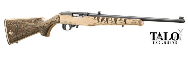 10/22 .22LR Gator 18.5″ Nat Lam Stk 10rd TALO
