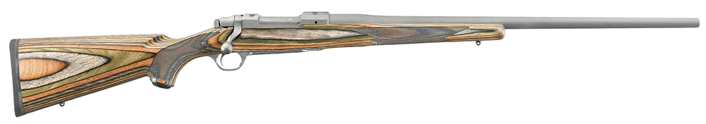Ruger 47108 Hawkeye Predator Full Size 6.5 Creedmoor 4+1 24″ Matte Stainless Steel Barrel, Receiver w/Integral Scope Mount, Green Mountain Fixed Laminate Stock, Right Hand