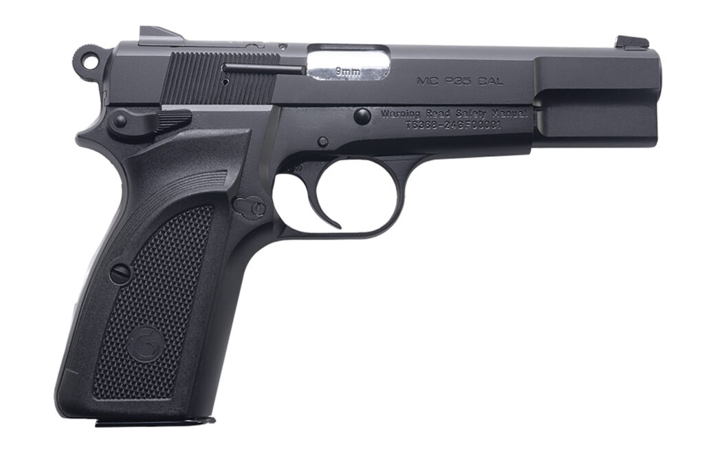 Girsan 390451 MCP 35 *CA Compliant 9mm Luger 10+1 4.87″ Stainless Steel Barrel, Matte Black Serrated Steel Slide, Black Steel Frame, Textured Grip