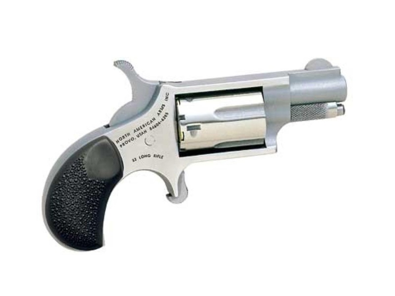 NORTH AMERICAN ARMS MINI 22LR REV 1-5/8″ SS RUBBER