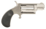 North American Arms 22MSGRCHSS Mini-Revolver Carry Combo Sports South Exclusive 22 WMR 5 Shot 1.13" Stainless Steel Barrel, Frame & Cylinder, Black Rubber Grip, Exposed Hammer, Side Carry Holster