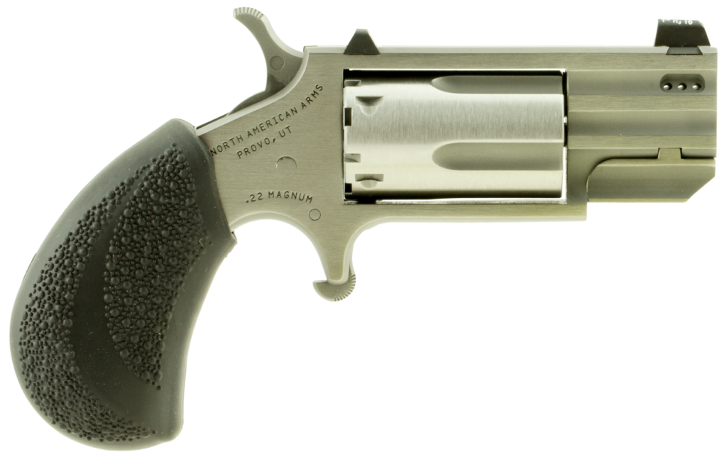 NORTH AMERICAN ARMS PUG 22MAG REV 1″ SS TRITIUM PB
