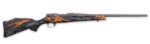 Weatherby VYH222RR2B Vanguard Hunter Compact 22-250 Rem 4+1 20" + 2" Tungsten Cerakote Threaded Barrel, Tungsten Cerakote Drilled & Tapped Receiver, Black w/Gray & Orange Accents Monte Carlo Polymer S