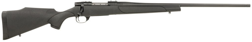 Weatherby VTX306SR2T Vanguard Obsidian Full Size 30-06 Springfield 5+1 22″  Blued #2 Contour Threaded Barrel, Blued Drilled & Tapped Steel Receiver, Black Monte Carlo Synthetic Stock