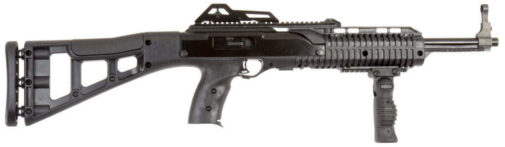 Hi-Point 3895TSFGT1 3895TS Carbine 380 ACP 10+1 16.50″ Threaded Barrel, Black Metal Finish, Black All Weather Skeletonized Stock, Black Polymer Grip
