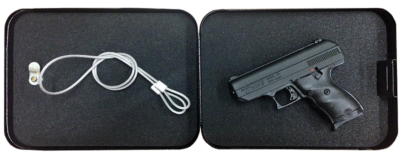 9mm 3.5″ Black As-Polymer w/lock box