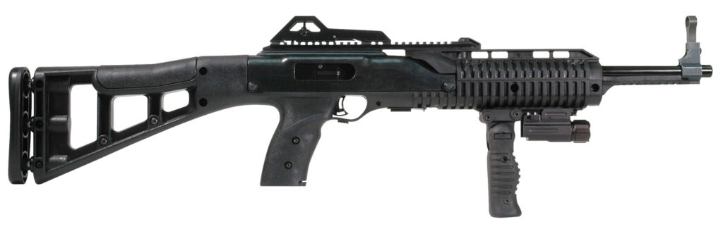 Hi-Point 995FGFLTS 995TS Carbine 9mm Luger 16.50″ 10+1 Black All Weather Molded Stock W/Forward Folding Grip and Weapon-Mounted Flashlight
