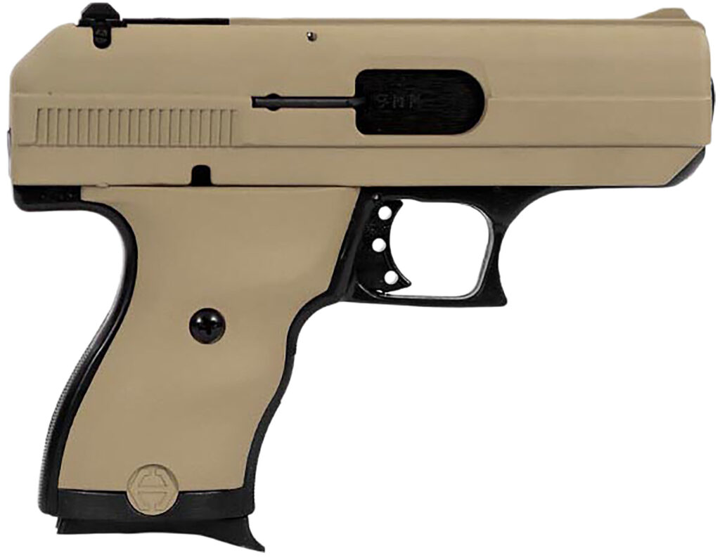 Hi-Point 916FDE C9  9mm Luger 8+1 3.50″ Black Stainless Steel Barrel, Flat Dark Earth Steel Serrated Slide & Polymer Frame, Flat Dark Earth Plastic Grip, Right Hand