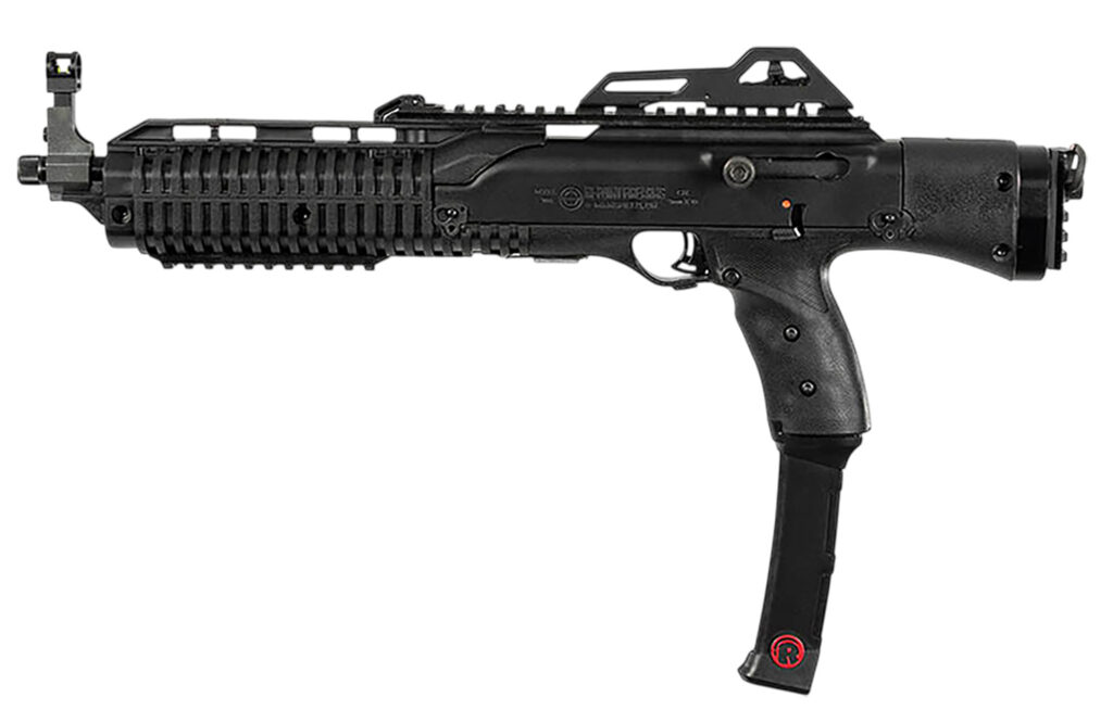 Hi-Point 995P 1095P  9mm Luger 10+1 13.25″ Black Threaded Barrel, Black Powdercoat Polymer Receiver w/Picatinny Rail, No Brace, Rear Picatinny Rail, Black Plastic Grip