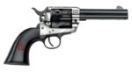 Pietta PFI357PR434BP 1873 Great Western II Pendleton Round?Up 357 Mag 6 Shot 4.75" Blued Engraved Barrel & Cylinder, Ultra Black Engraved Grip, Exposed Hammer