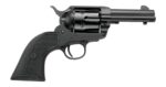 Pietta PFI38ALLOYAS312CB 38 Super 6 Shot 3.50" Matte Black Steel Frame & Barrel, Black Checkered Grip