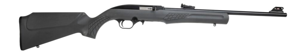 Rossi RS22L1811G RS22  22 LR 10+1 18″ Black Matte Barrel, Black Aluminum 3/8″ Dovetail Receiver, Fixed Gray Synthetic Stock