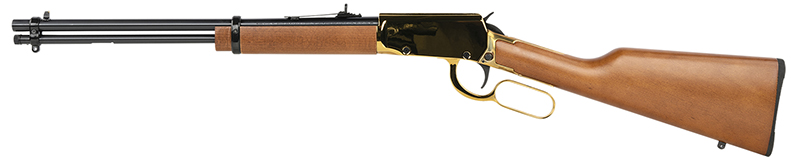 Rossi RioBravo L/A 22LR 18″Gold/Hwd 15rd