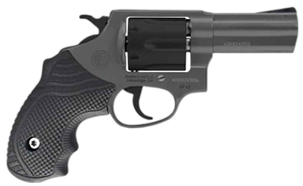 Rossi 2RP631CLOK RP63  Small Frame 357 Mag/38 Special +P 6rd 3″ Tungsten Cerakote Stainless Steel Barrel, Matte Black Cylinder, Tungsten Cerakote Stainless Steel Frame, Black LOK Grip