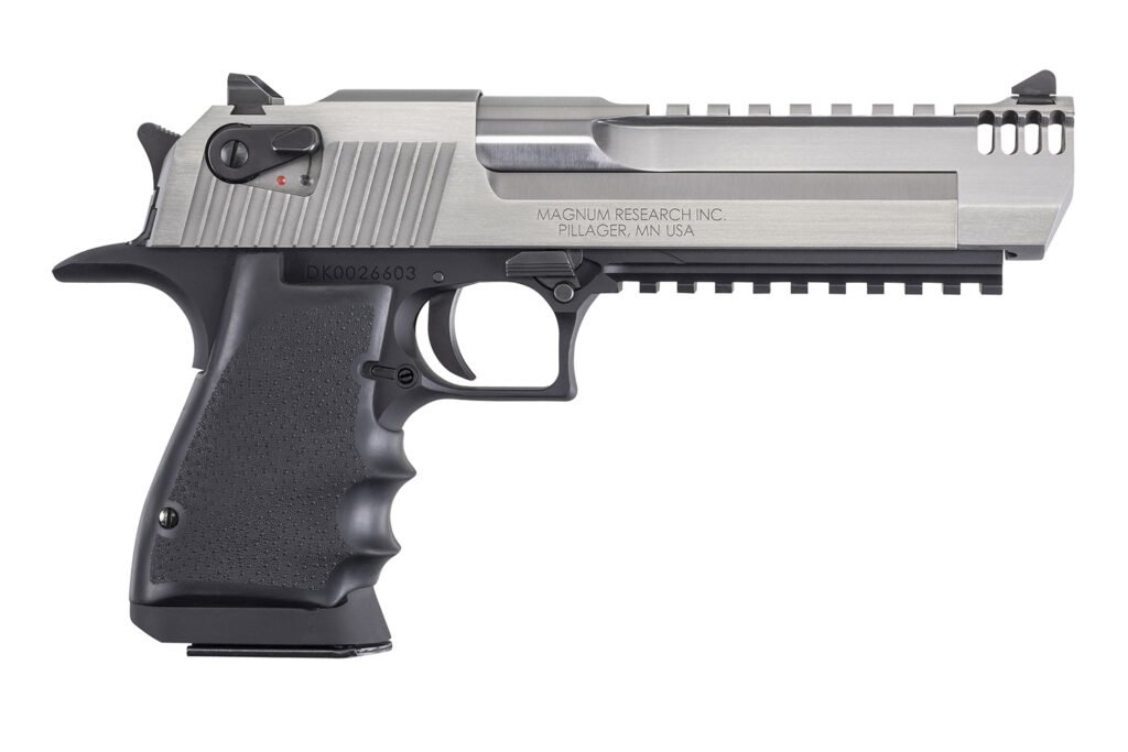 Magnum Research DE44ASIMB Desert Eagle Mark XIX L6 44 Rem Mag 6″ 8+1 Black Hardcoat Anodized Aluminum Frame Stainless Steel Slide Black Polymer Grip