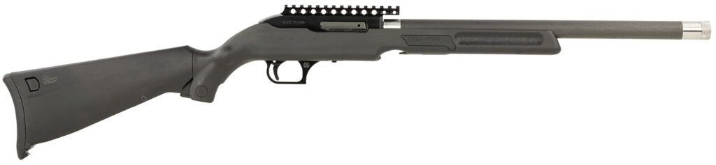 Magnum Research SSAA22G Magnum Lite SwitchBolt 22 LR 10+1 16.50″ Black Threaded Barrel, Black Receiver w/Picatinny Rail, Black Archangel Folding Backpack Polymer Stock