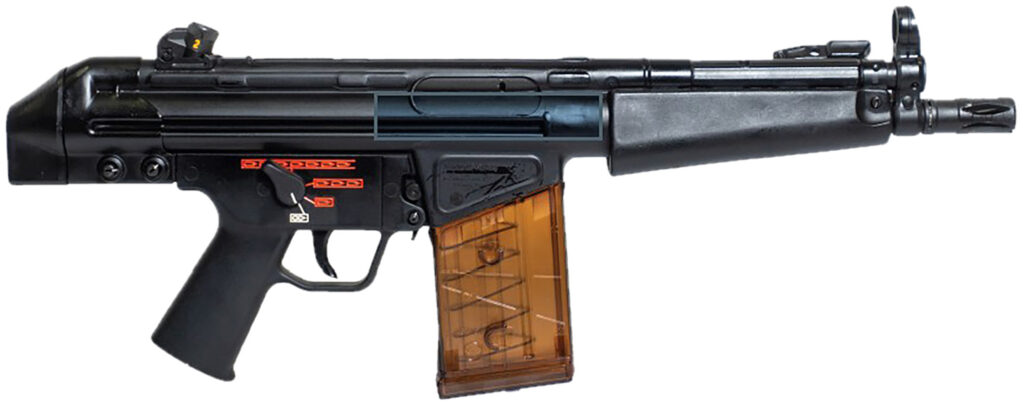 Century Arms HG7887N AP51 PDW 7.62×51 20+1 8.30″ Black Steel Barrel, Black Stamped Metal Receiver, Black Navy Style Grip
