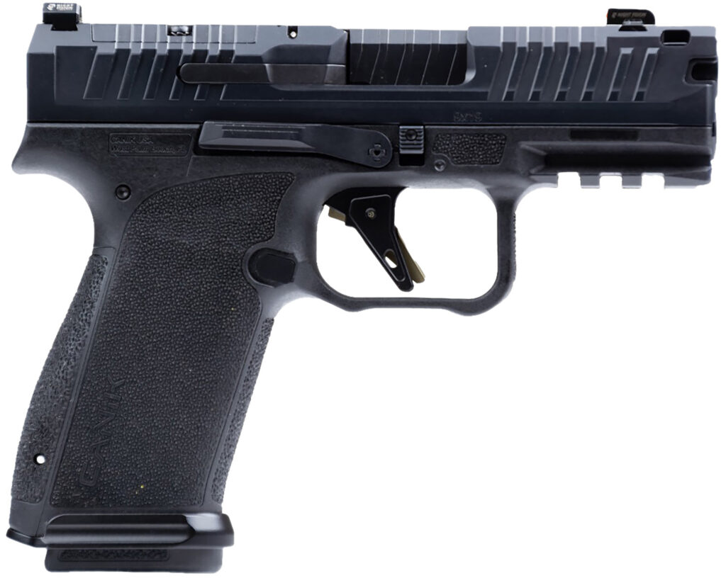 Canik HG8329N Mete MC9 Prime 9mm Luger 10+1 3.64″ Black Nitride Compensated Barrel, Black Nitride Integrated Compensator/Optic Ready/Serrated Steel Slide, Black Polymer Frame w/Picatinny Rail