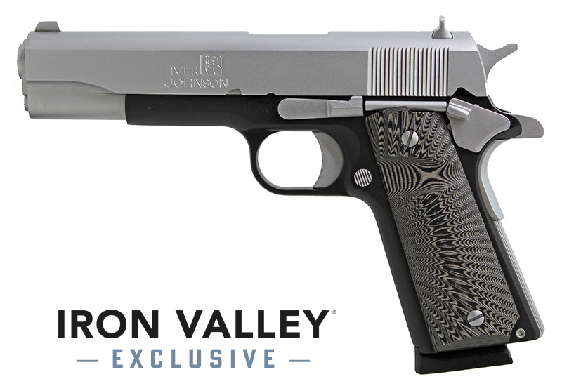 IVER 1911A1 9MM 5″ Two Tone Bl/CH 9rd