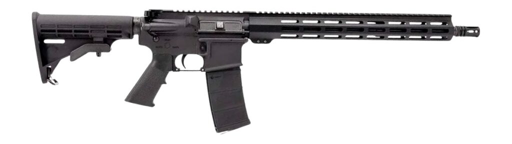 Andro Corp Industries 55616BB ACI-15 Bravo 5.56 NATO 30+1 16″ Black Nitride Threaded Barrel, Black Anodized Aluminum Receiver w/Picatinny Rail, M-LOK Handguard, M4 Black Polymer Stock, A2 Grip, Ambide