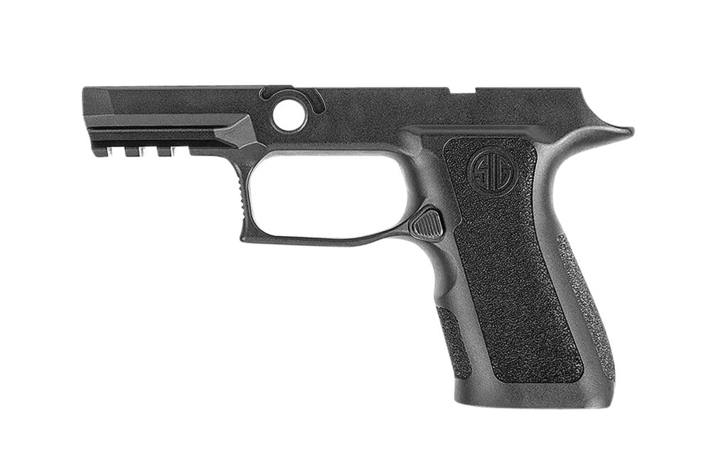 Sig Sauer GRIPMODXC943MBLK P320 Grip Module X-Series Compact (Medium Size Module), 9mm Luger/40 S&W/357 Sig, Black Polymer, Fits Sig P320 (3.60″ & 3.90″)