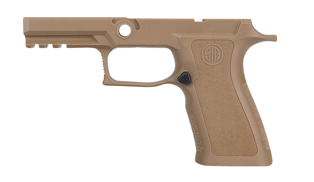 Sig Sauer GRIPMODXCA943SMCOY P320 Grip Module X-Series Carry (Small Size Module), 9mm Luger/40 S&W/357 Sig, Coyote Polymer, Fits Sig P320 (3.90″ & 4.70″)
