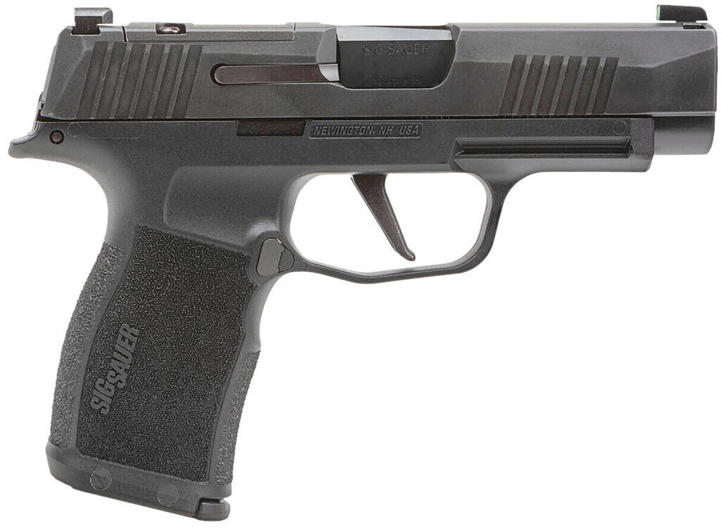 Sig Sauer 365XL9BXR3P10 P365XL  9mm Luger 10+1 3.70″ Black Barrel, Black Nitron Optic Ready/Serrated SS Slide, Black SS Frame w/Beavertail &  Black Polymer Grips