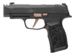 Sig Sauer 365XL9ROSE P365XL Rose Kit Micro-Compact 9mm Luger 12+1 3.10" Black Nitron Stainless Steel Integrated Compensator/Optic Ready/Serrated Slide, Black w/Rose Gold Accents Frame w/Accessory Rail