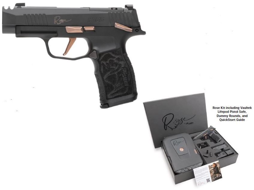 SIG SAUER P365 ROSE XL 9MM NIT 3″ 12+1