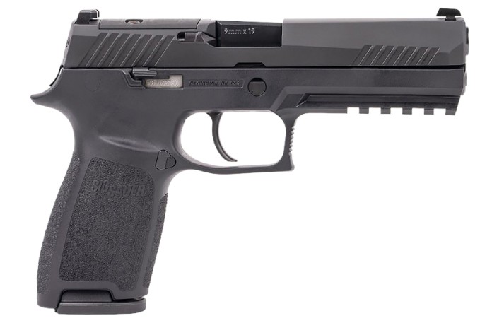P320 Full Size 9mm 4.7″ Black (2) 17-rd