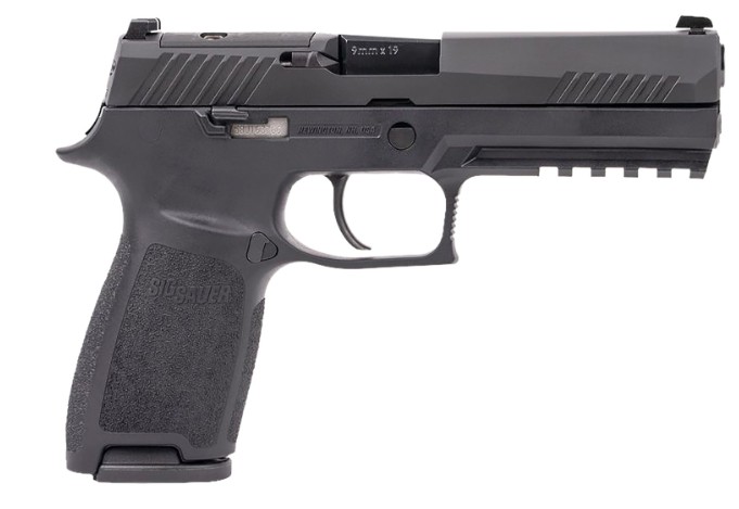 P320 Full Size 9mm 4.7″ Black (2) 10-rd