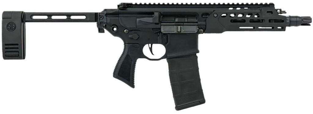 Sig Sauer PMCX556N7BLTPCB MCX Rattler LT 223 Rem/5.56 NATO 5.56mm 30+1 7.75″ QD Flash Hider Muzzle, Black Anodized Aluminum Picatinny Rail Receiver, SIG Folding Pivoting Contour Brace, Ambidextrous