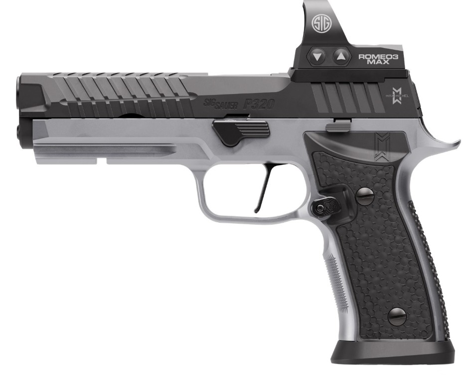 P320 SXG 9mm 5″ Romeo3 Black(4)21-rd