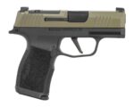 Sig Sauer 365X9GXR3P P365X  Micro-Compact 9mm Luger 12+1 3.10" Black Moss Green Stainless Steel Optic Ready/Serrated Slide, Black Stainless Steel Frame w/Accessory Rail, Textured Grip, RMSc Footprint